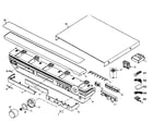 Panasonic SA-XR25P cabinet parts diagram