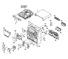 Sony CX-JN5 cabinet parts diagram