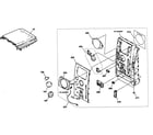 Sony CX-BK1 cabinet parts diagram