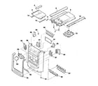 Sony HCD-HP7 cabinet parts diagram