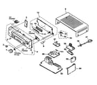 Sony HT-6600DP cabinet parts diagram