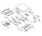Sony HCD-FC7 cabinet parts diagram