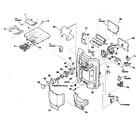 Sony MHC-GSX75 cabinet parts diagram