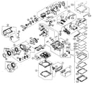 Sharp VL-Z3U cabinet parts diagram