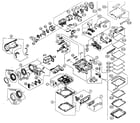 Sharp VL-Z5U cabinet parts diagram