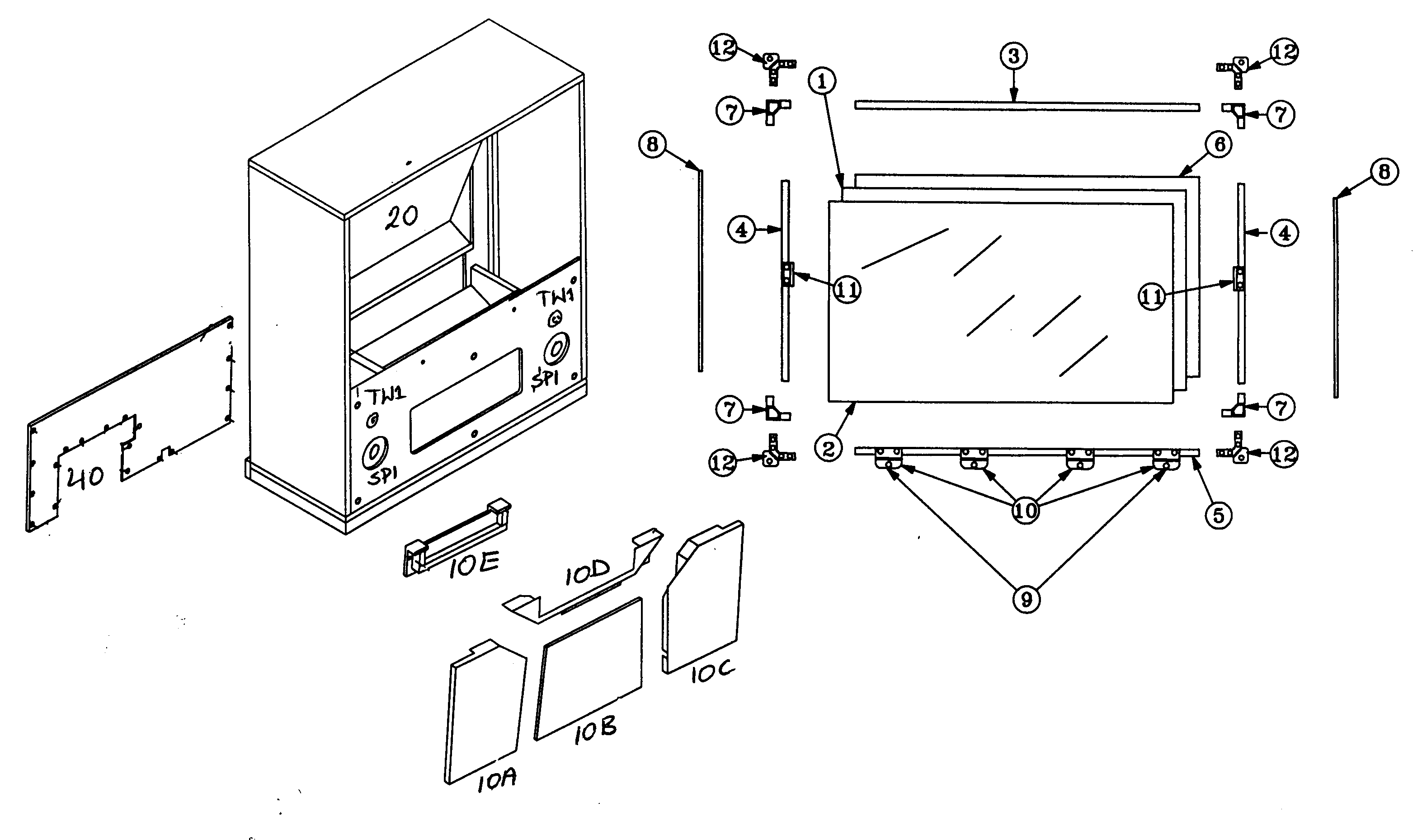 Cabinet parts