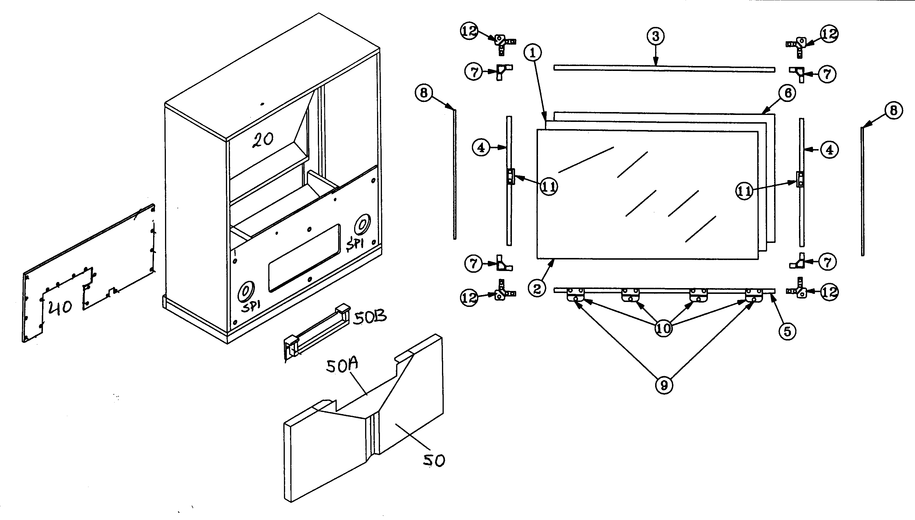 CABINET PARTS