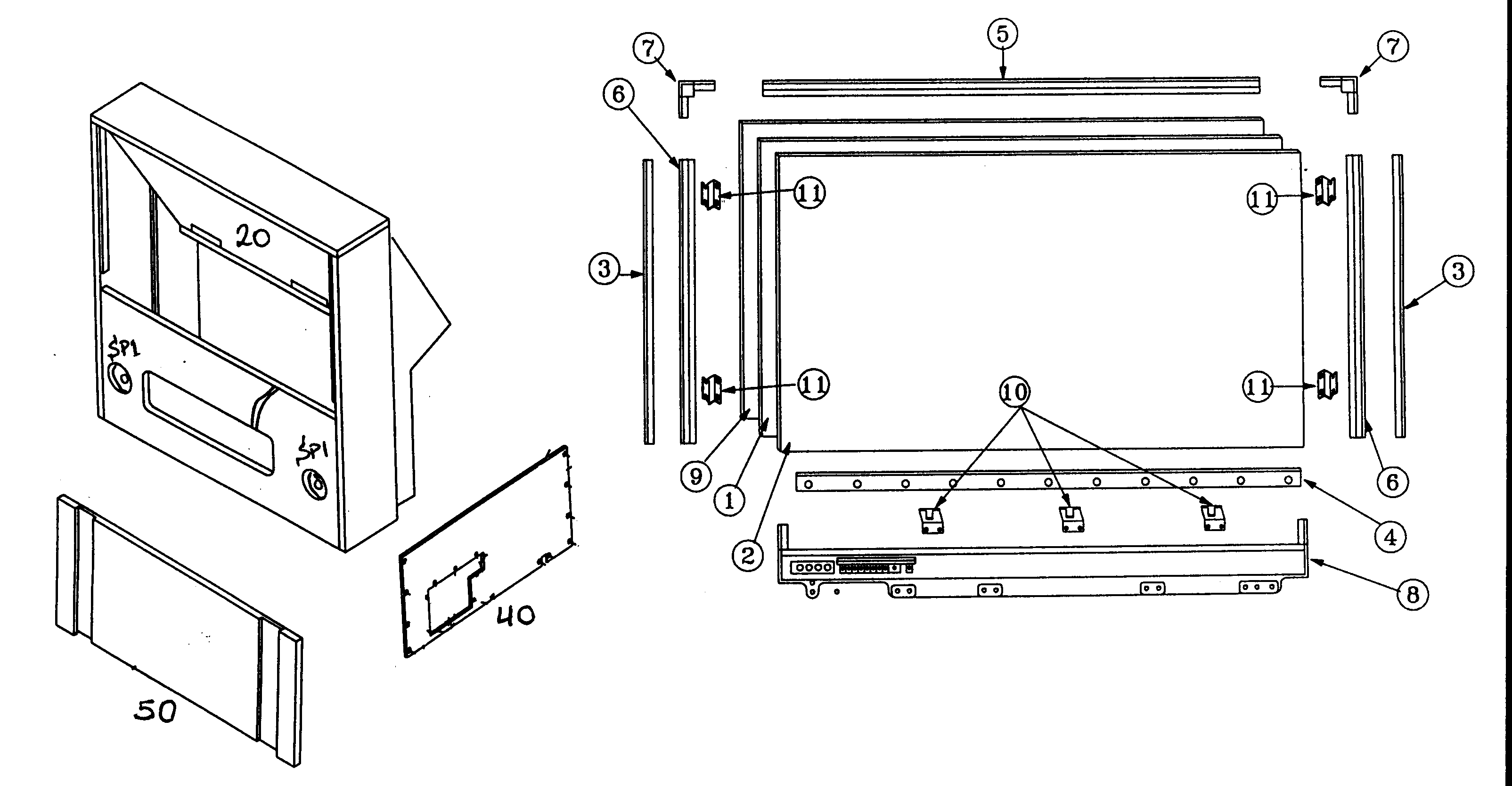 Cabinet parts