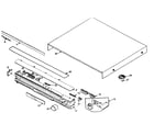 Panasonic SA-HT900P cabinet parts diagram