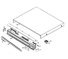 Panasonic DVD-F65UP cabinet parts diagram