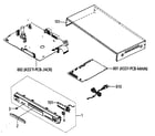Samsung DVD-P331 cabinet parts diagram