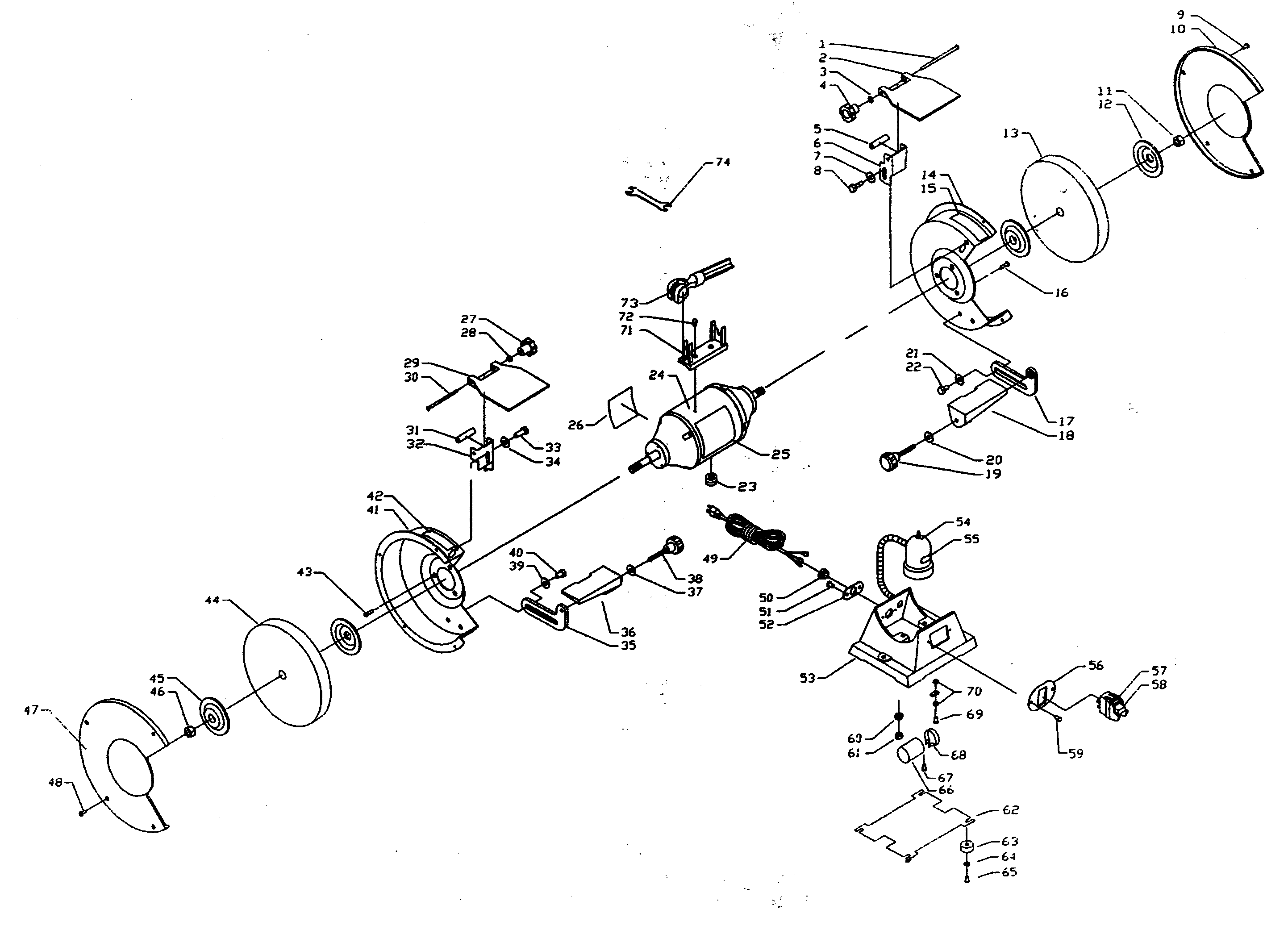 Bench grinder