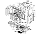 Kenmore 72163762300 oven cavity parts diagram
