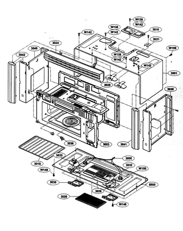 Oven cavity parts