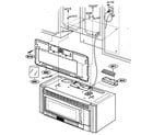 Kenmore 72163763300 installation parts diagram