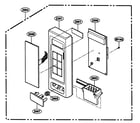 Kenmore 72162223200 controller parts diagram