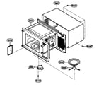Kenmore 72162223200 oven cavity parts diagram