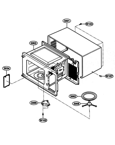 Oven cavity parts