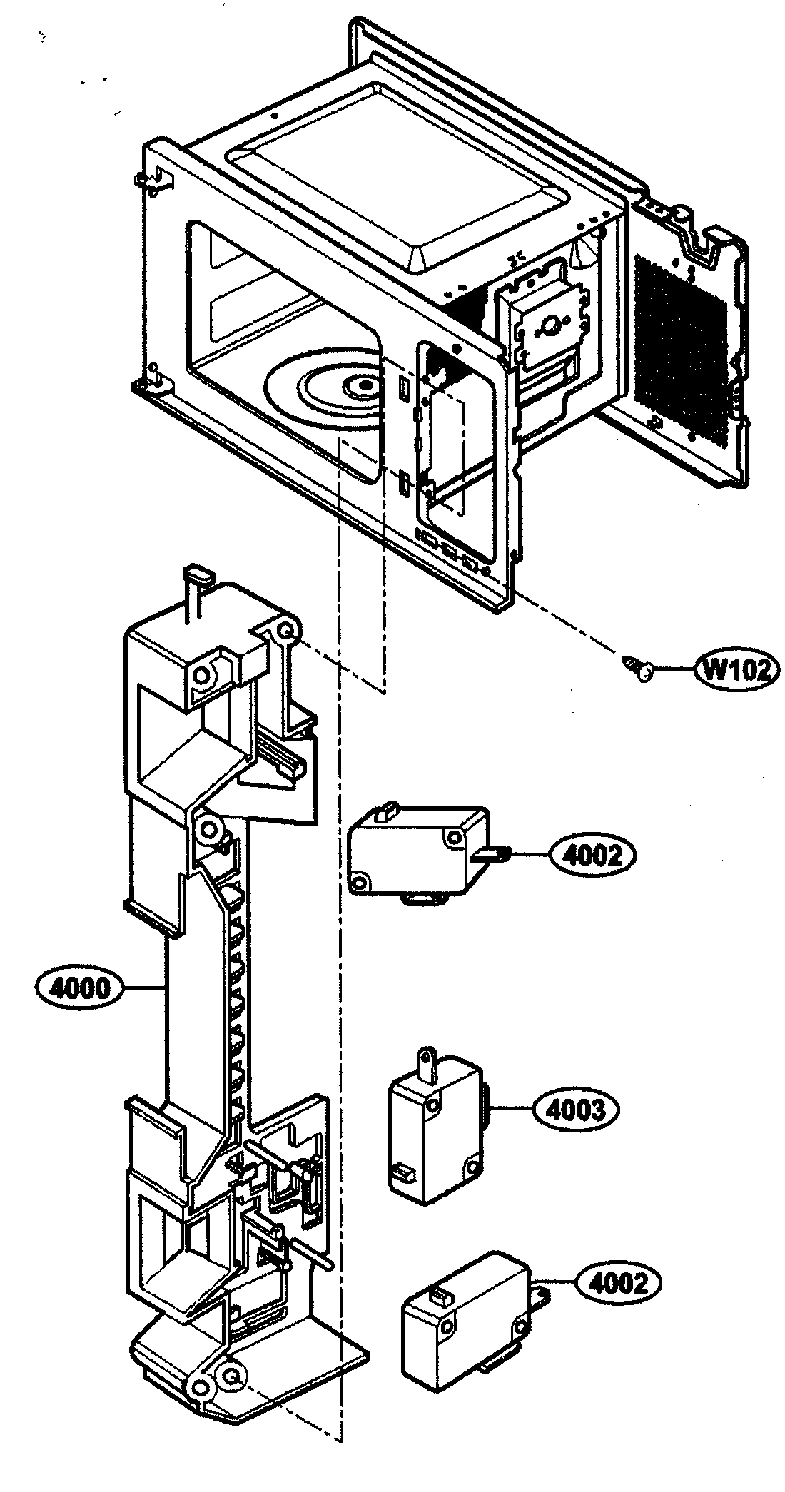 Latch board parts