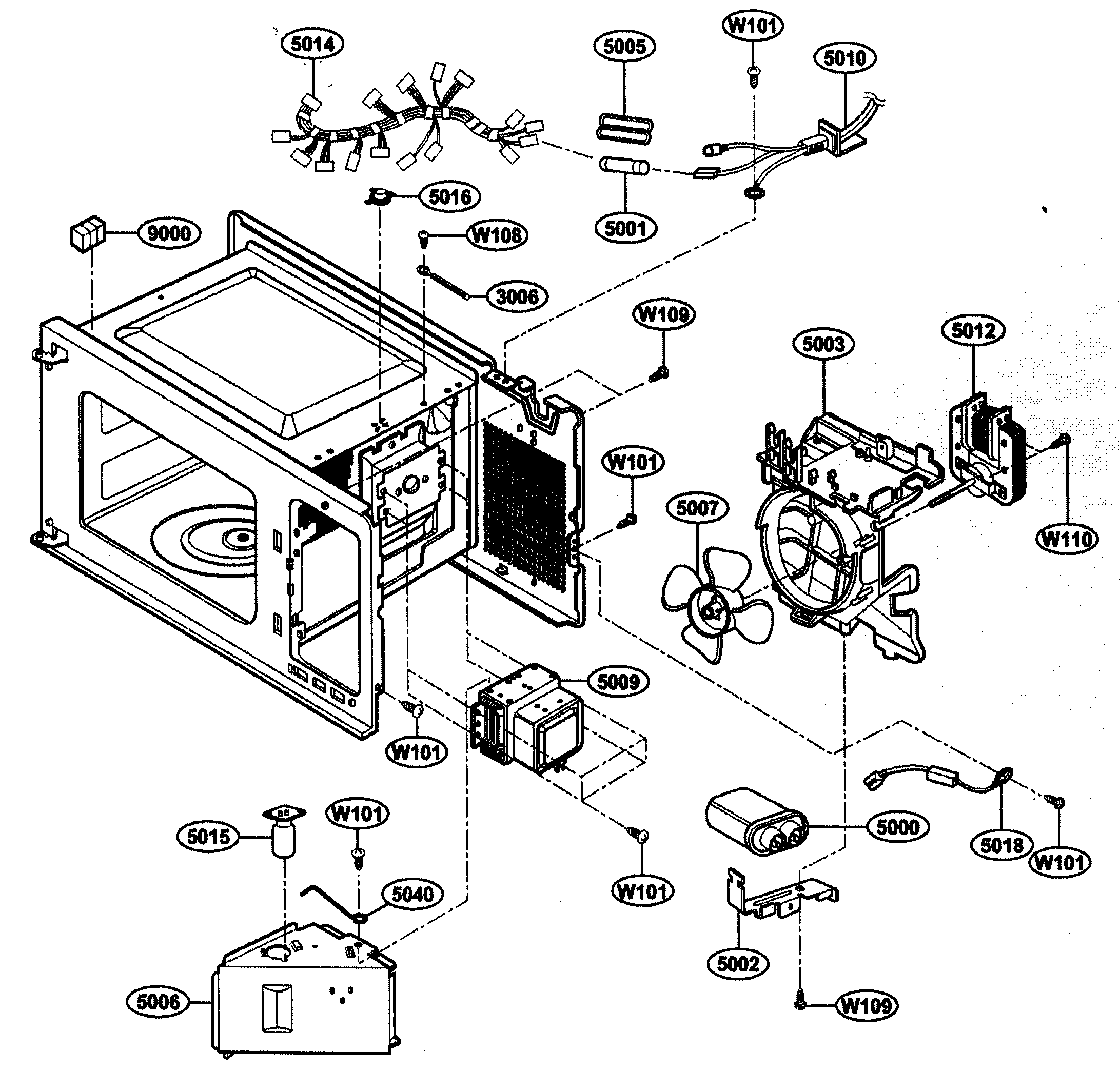 Oven interior parts