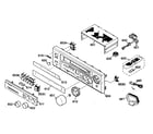 Kenwood VR-707 cabinet parts diagram