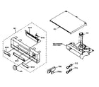 JVC HR-S2901U cabinet parts diagram