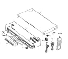 Panasonic DVD-S31AP cabinet parts diagram