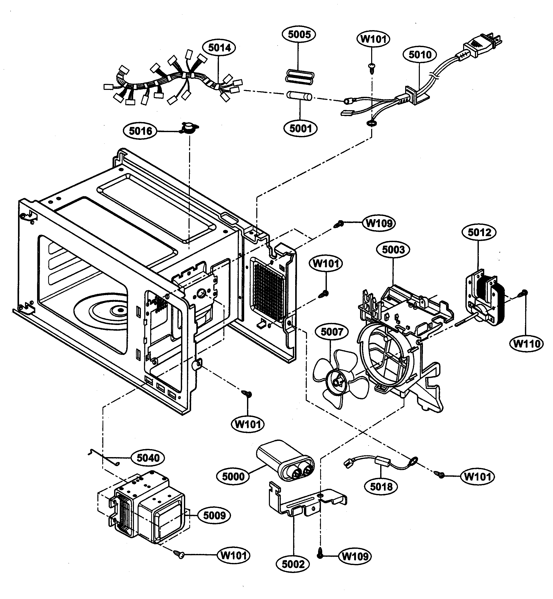 OVEN INTERIOR PARTS