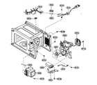 Kenmore 72163109300 oven interior parts diagram