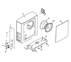 Panasonic SB-WA55PP cabinet parts diagram