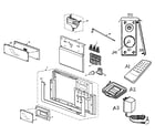 Panasonic SC-EN5P cabinet parts diagram