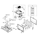 Samsung DVD-L200 cabinet parts diagram