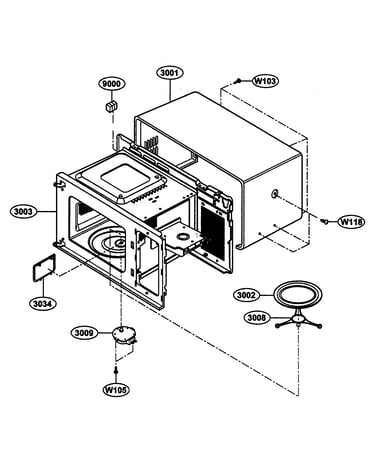 Oven cavity parts