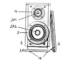 Panasonic SB-DP1P speaker diagram
