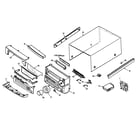 Panasonic SA-DP1P cabinet parts diagram
