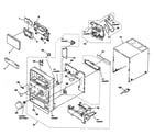 Sony CMT-CP101 cabinet parts diagram