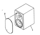 Sony CMT-CP101 speaker diagram