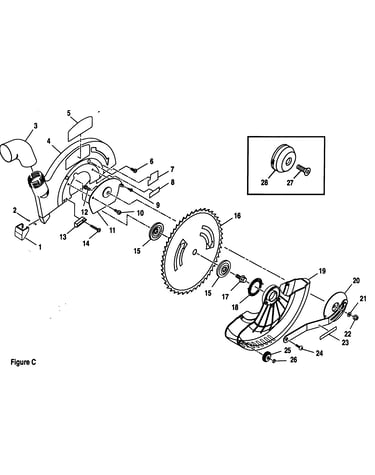 Blade guard assy