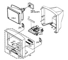 Toshiba MD20FN1 cabinet parts diagram
