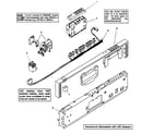 Bosch SHX43E06UC/14 fascia panel diagram