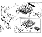 Bosch SHX43E06UC/14 racks diagram