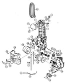 Motor housing/motor/body