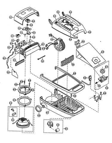 Canister/motor assy