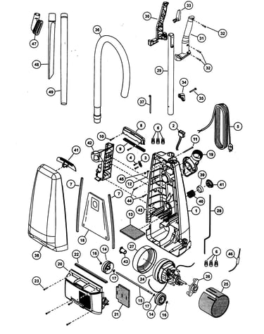 Motor housing/handle/body