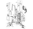 Panasonic MC-V5203 body/motor housing/motor diagram