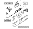 Bosch SHX46A07UC/14 fascia panel diagram