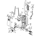 Panasonic MC-V525800 body/motor housing/motor diagram