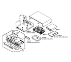 Sansui VRDVD4005 cabinet parts diagram