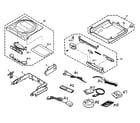 Panasonic SV-SD85PP cabinet parts diagram