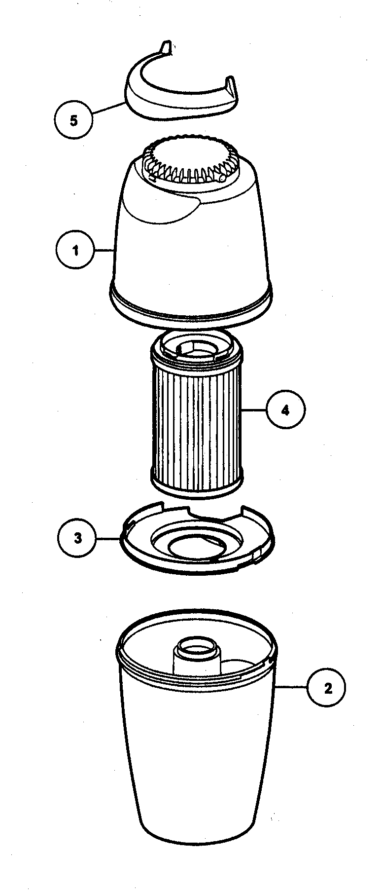 Dust bin assy